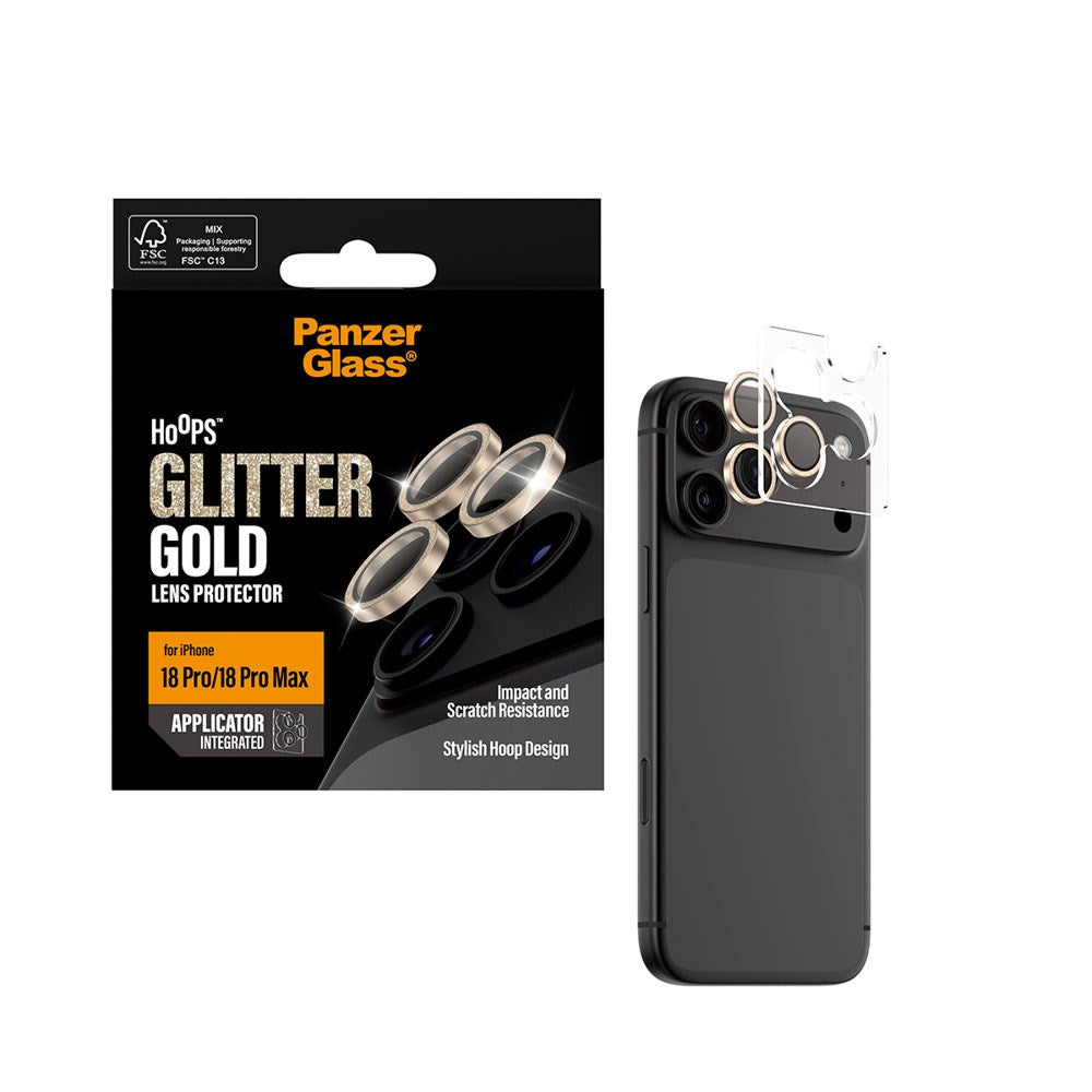 iPhone 18 Pro / Pro Max PanzerGlass Hoops - Beskyttelse til Kamera - Guld