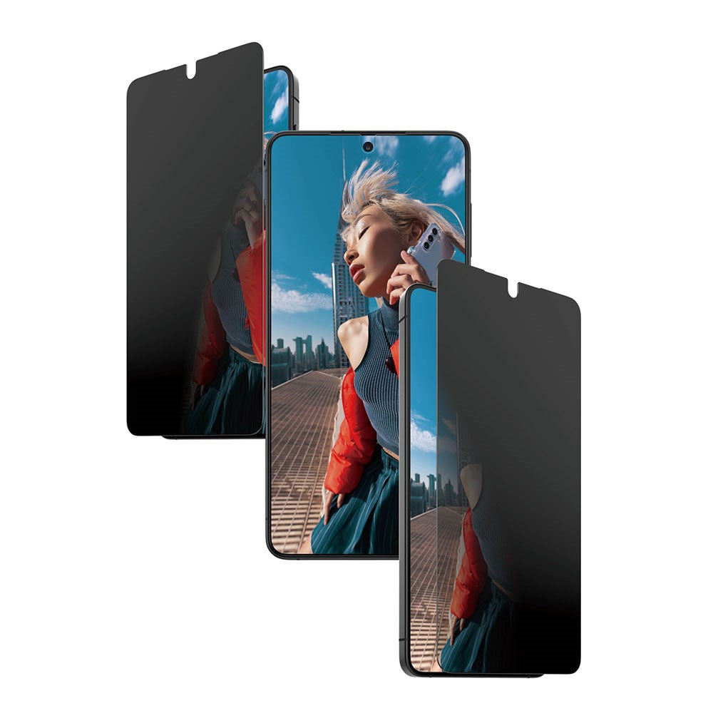 Samsung Galaxy S26+ (Plus) PanzerGlass 2-Way Privacy Skærmbeskyttelsesglas - inkl. EasyAligner - Gennemsigtig