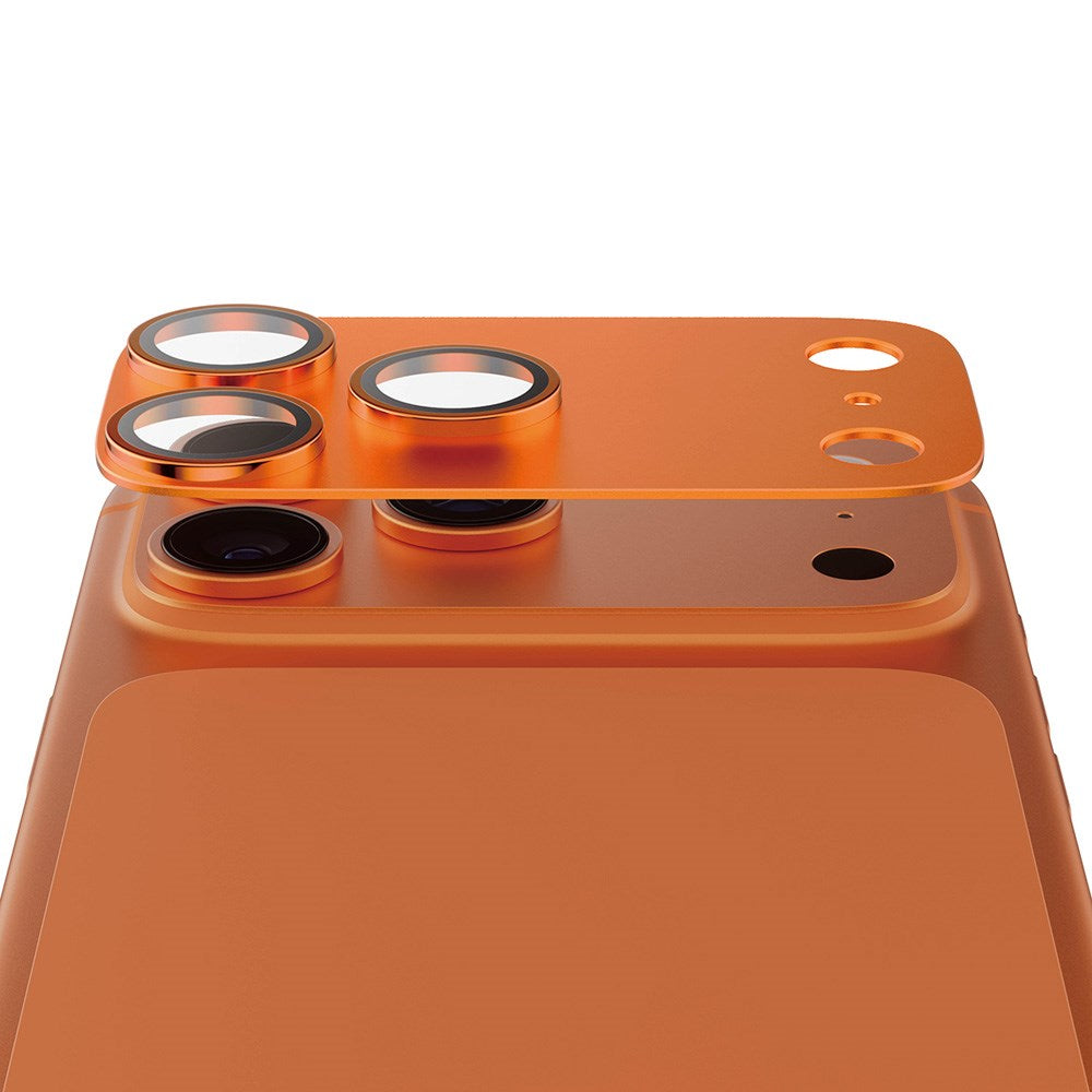 iPhone 17 Pro PanzerGlass FENDER Kameralinse Beskyttelsesglas - Cosmic Orange