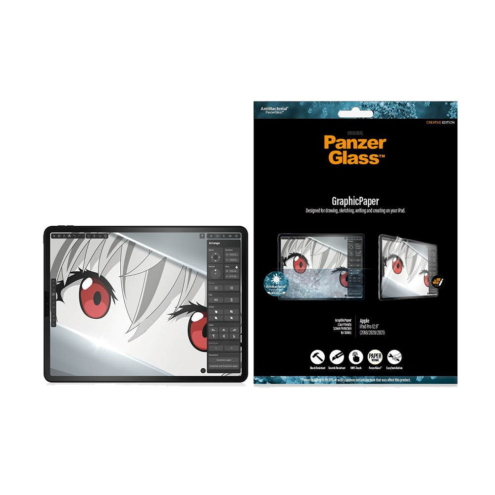 iPad Pro 12.9" (2021 / 2020 / 2018) PanzerGlass Skærmbeskyttelse - GraphicPaper