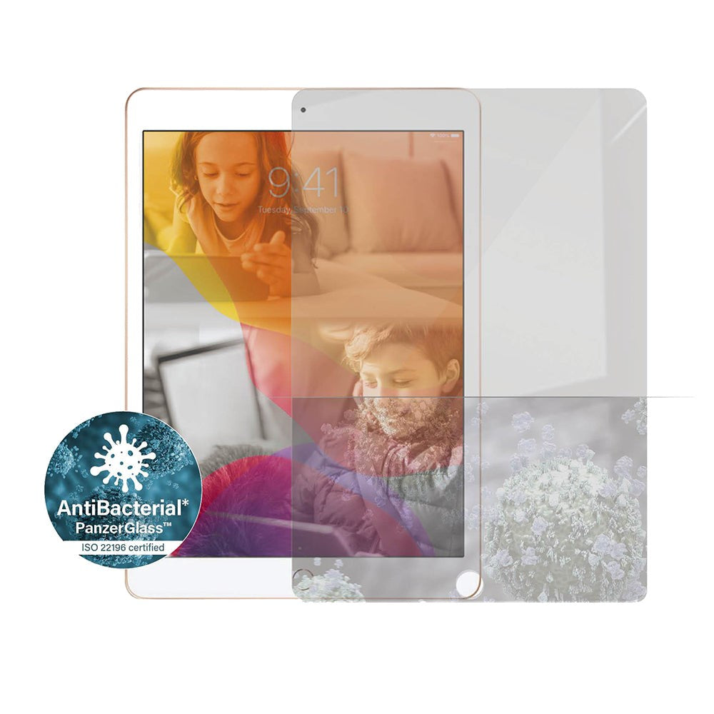 iPad 10.2" (2019) PanzerGlass Edge-To-Edge Skærmbeskyttelse - Case Friendly - Gennemsigtig