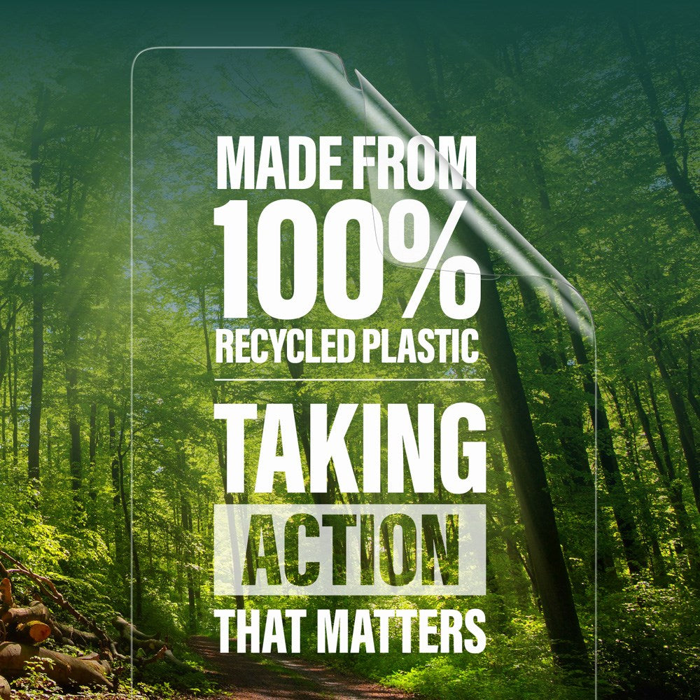 Samsung Galaxy S25 Ultra PanzerGlass Eco Matrix Beskyttelsesglas - Ultra Wide Fit - Alignerkit - Platinum Strength - Gennemsigtig