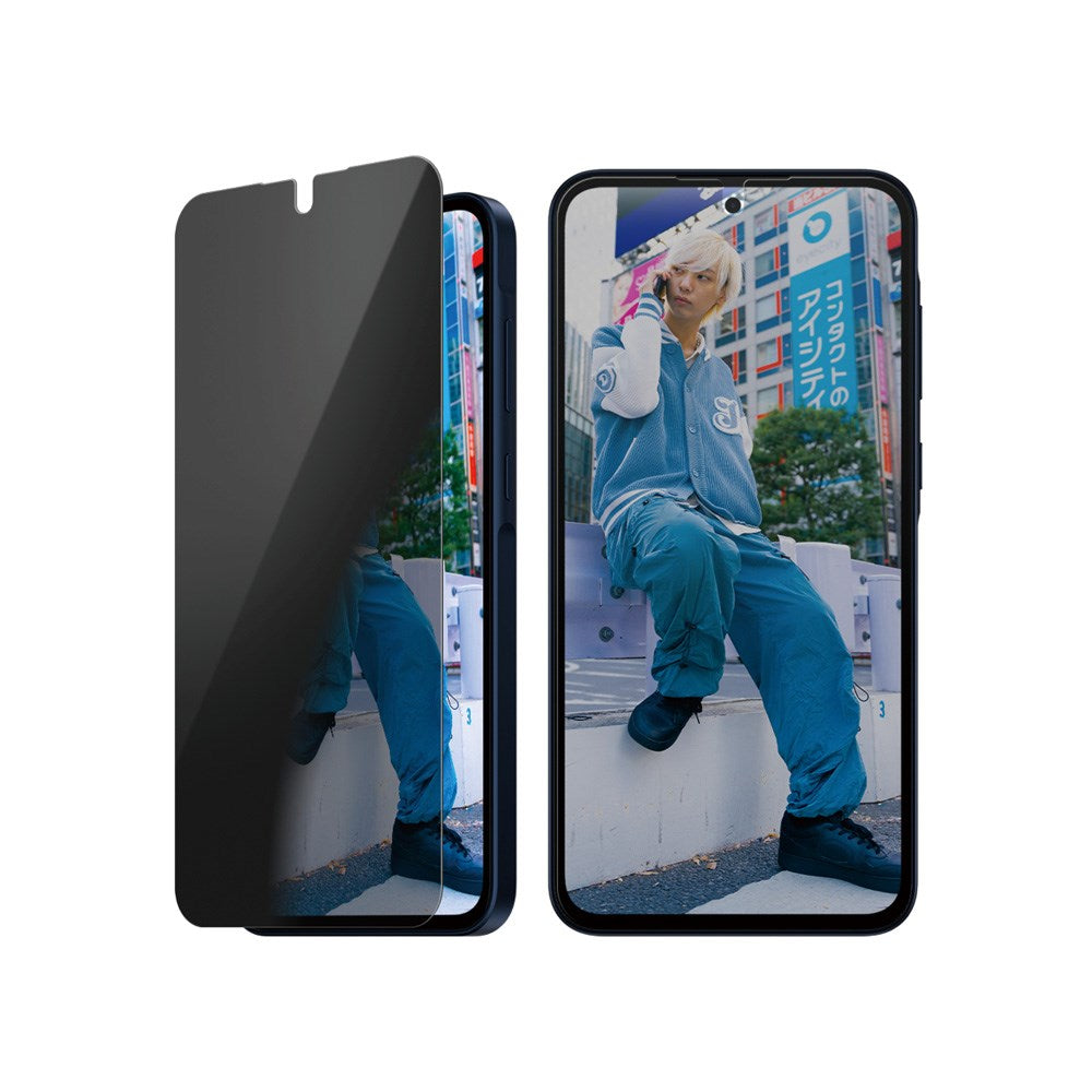 Samsung Galaxy A36 (5G) PanzerGlass Ultra Wide Fit Beskyttelsesglas m. EasyAligner - Privacy - Gennemsigtig