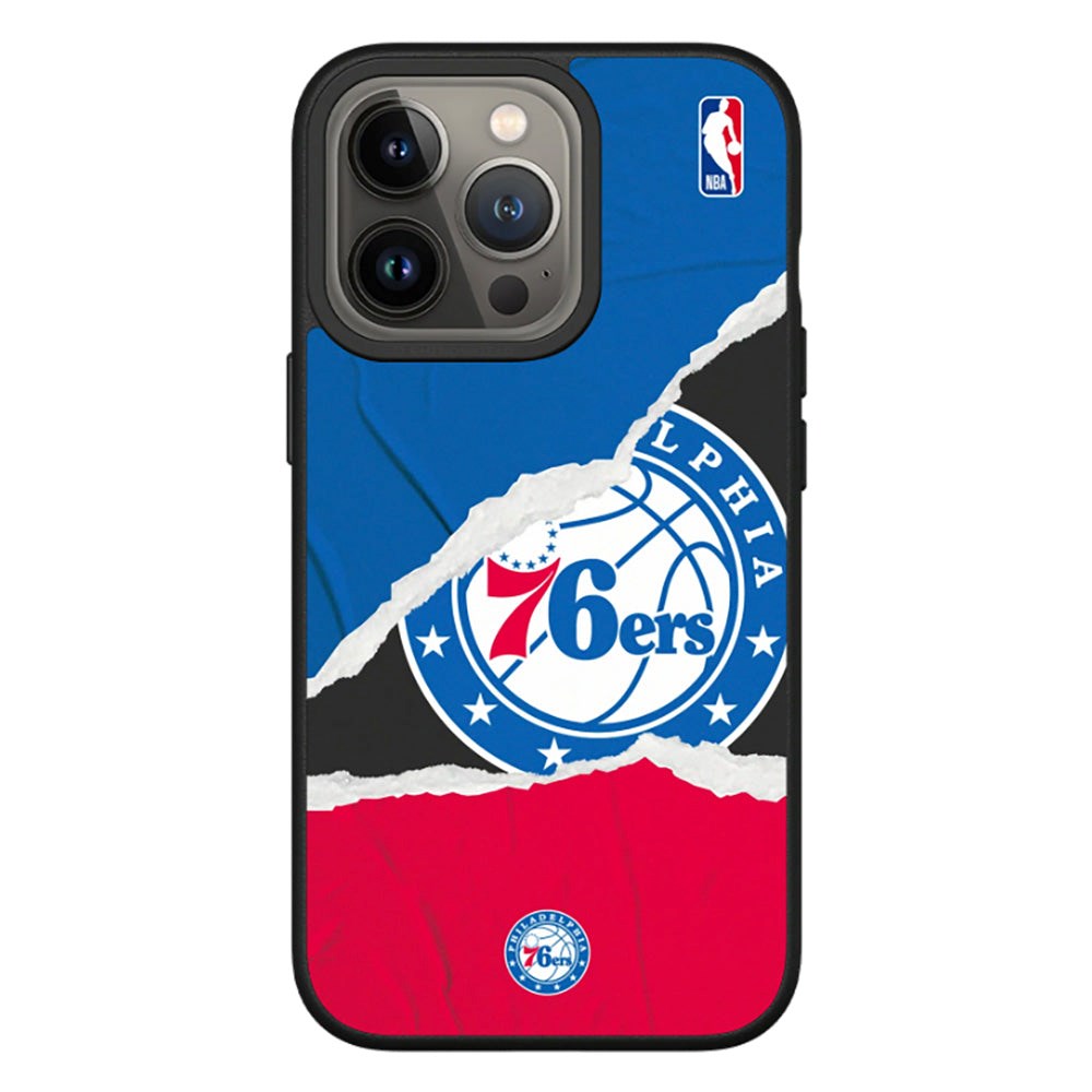 iPhone 13 Pro RhinoShield SolidSuit Håndværker NBA Cover m. Philadelphia 76ers - Sweat and Tears