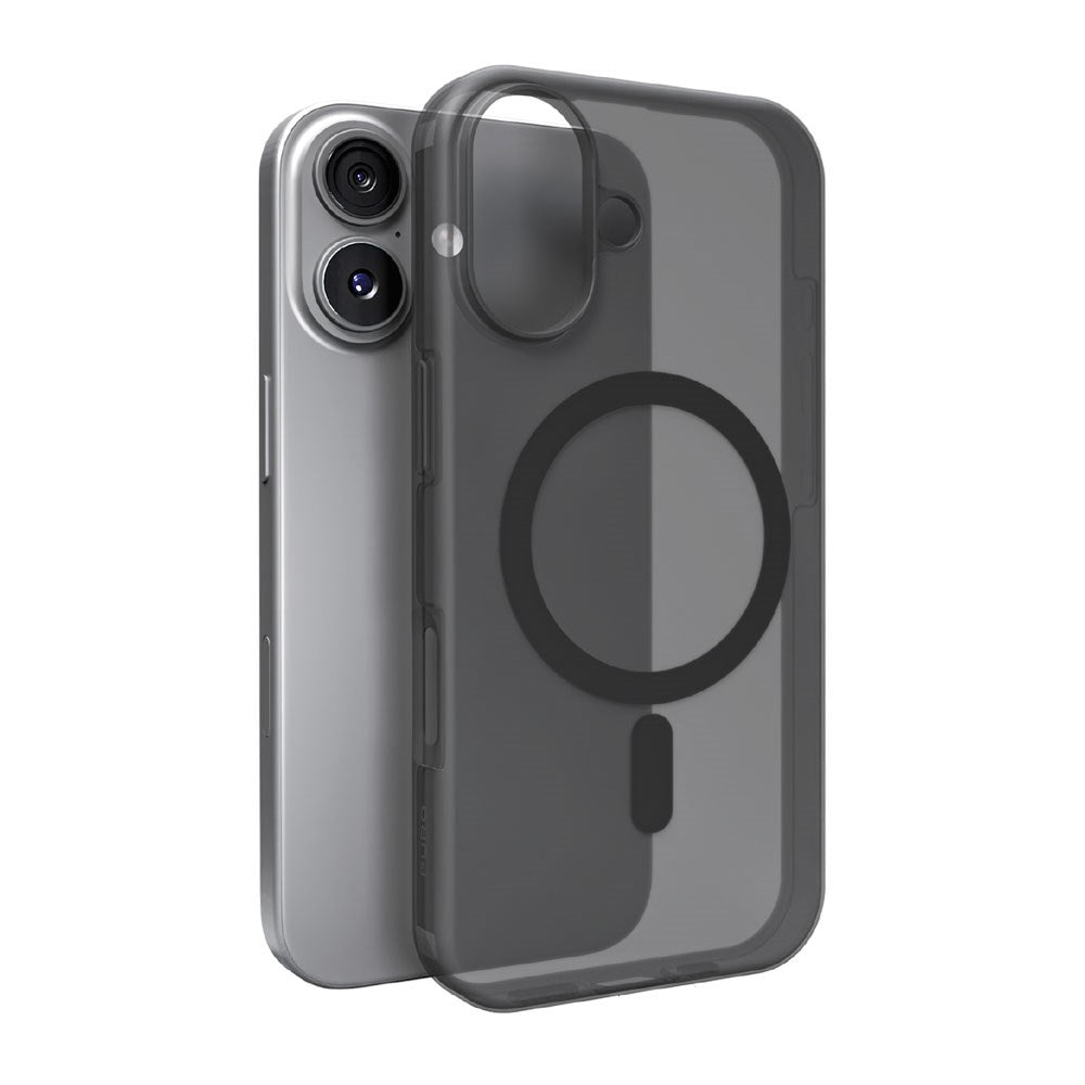 PURO iPhone 17 DAYLIGHT Case - MagSafe Kompatibel - Gennemsigtig / Sort