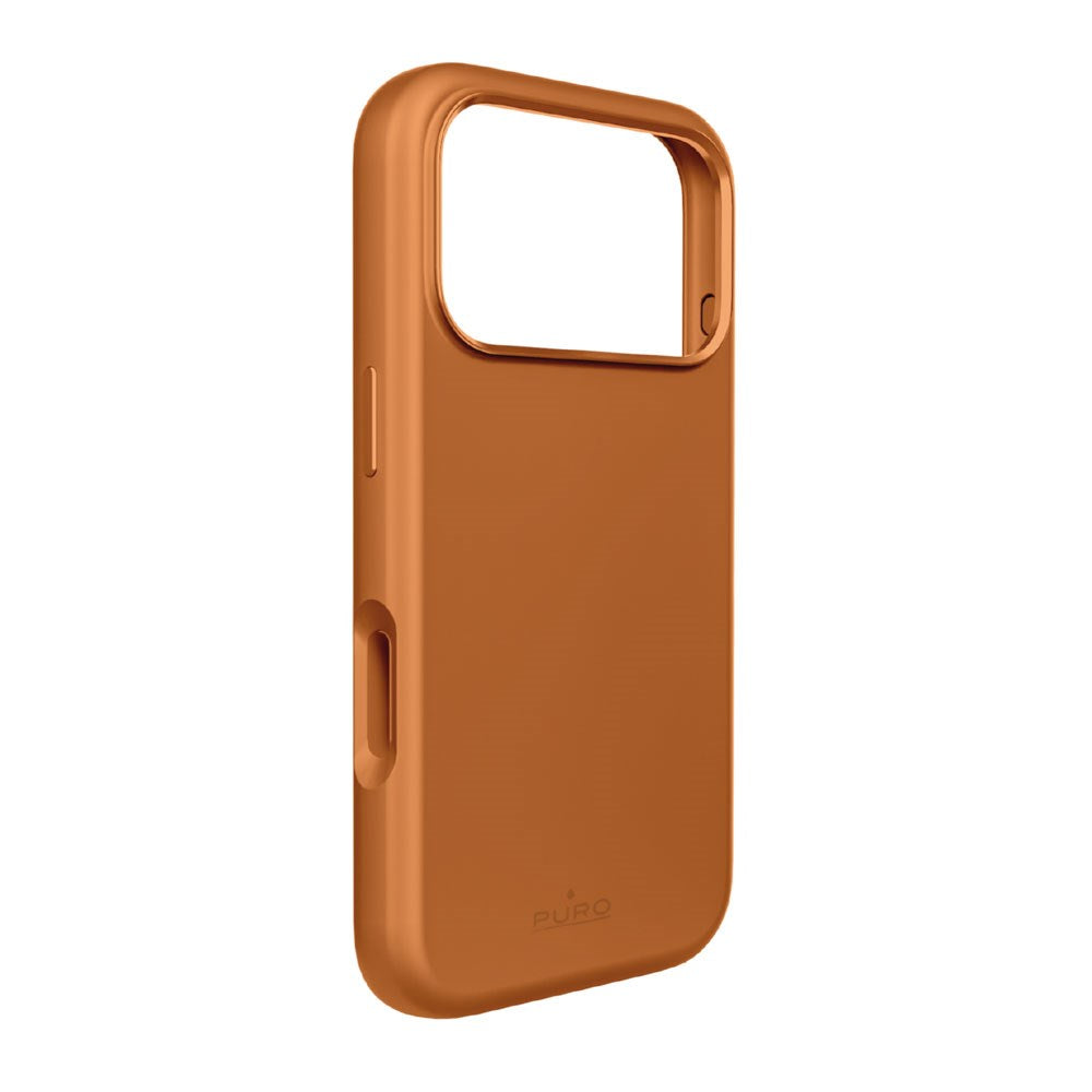 PURO iPhone 17 Pro Max ICON MAG PRO Silikone Case - MagSafe Kompatibel - Orange