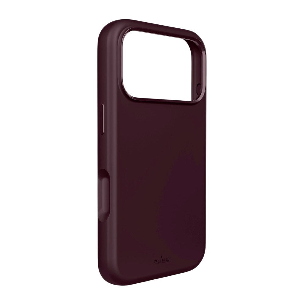 PURO iPhone 18 Pro ICON MAG PRO Silikone Case - MagSafe Kompatibel - Bordeaux