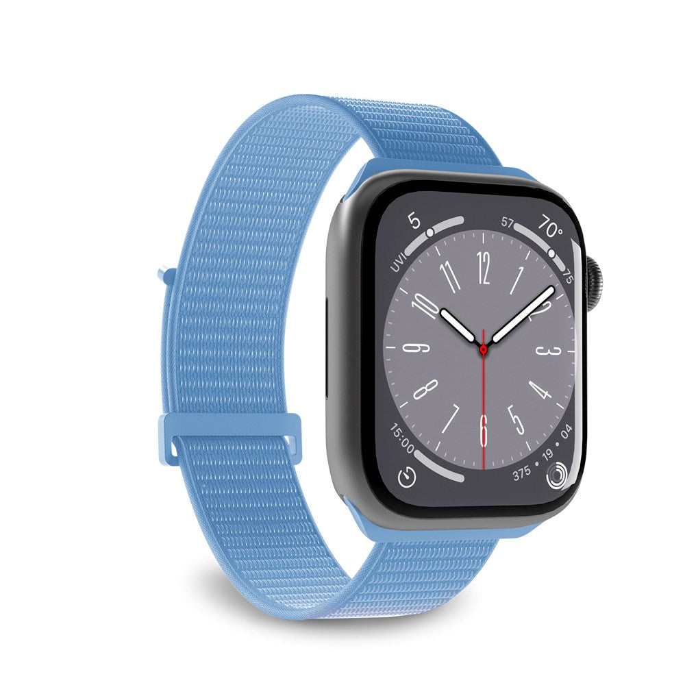 PURO SPORT - Apple Watch (42/44/SE/45/46/49mm) Nylon Rem - Blå