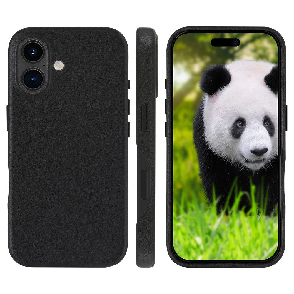 Dbramante1928 iPhone 16 Roskilde Case - 100% Genbrugsplast - MagSafe Kompatibel - Sort