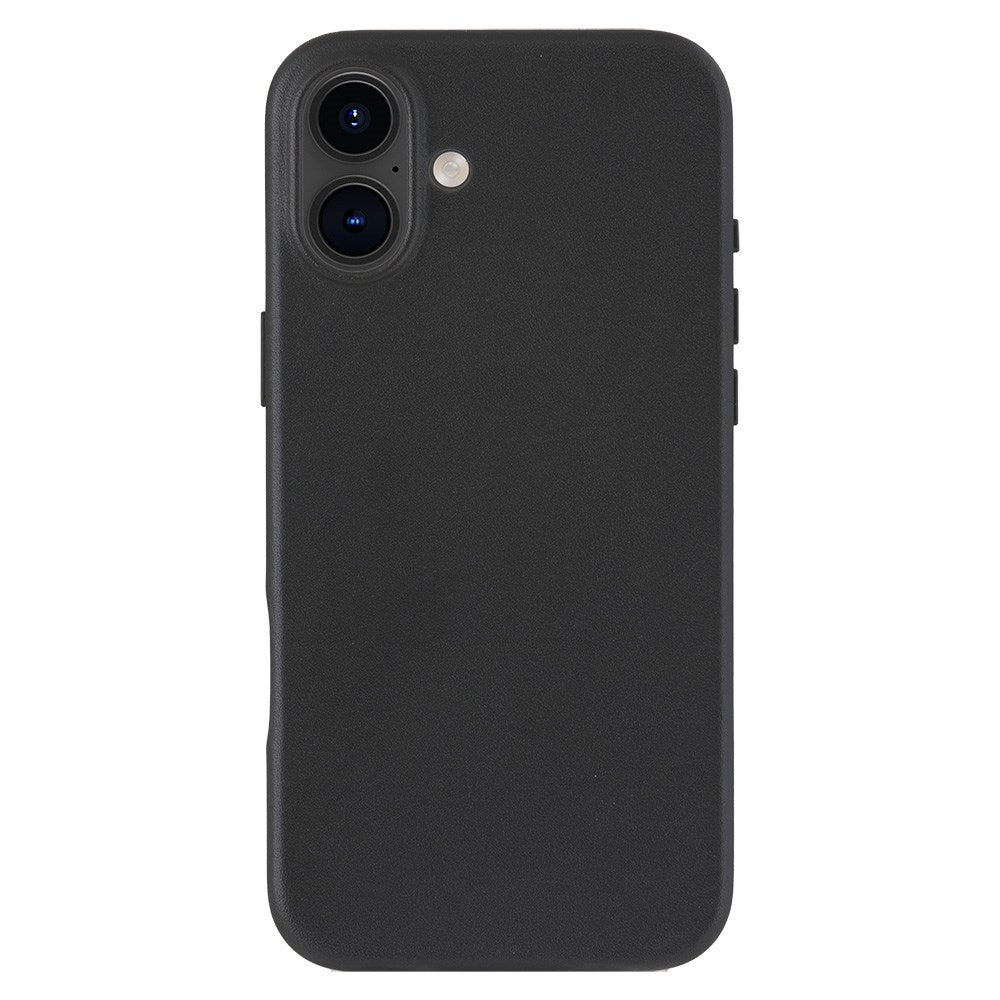 Dbramante1928 iPhone 16 Plus Roskilde Case - 100% Ægte Læder - MagSafe Kompatibel - Sort