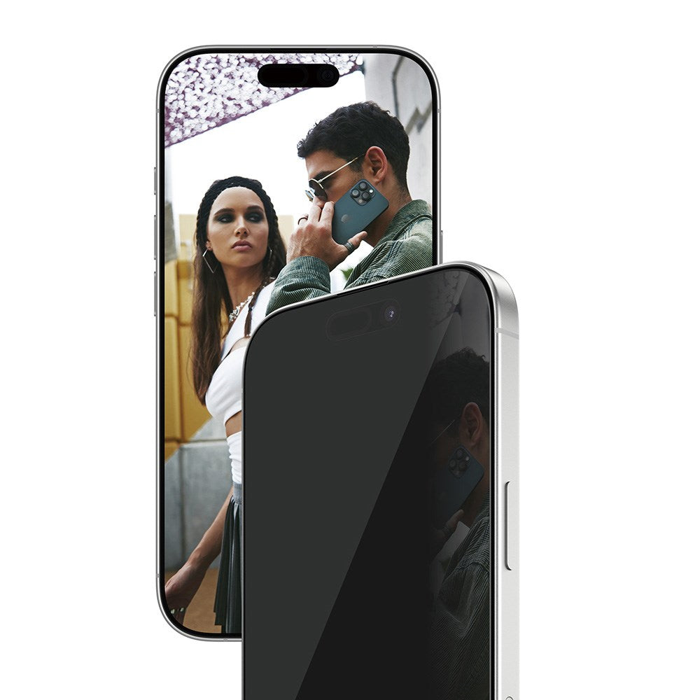 SAFE by PanzerGlass - iPhone 17 / 16 Pro - Ultra-Wide Fit Skærmbeskyttelse - Privacy Funktion - Gennemsigtig