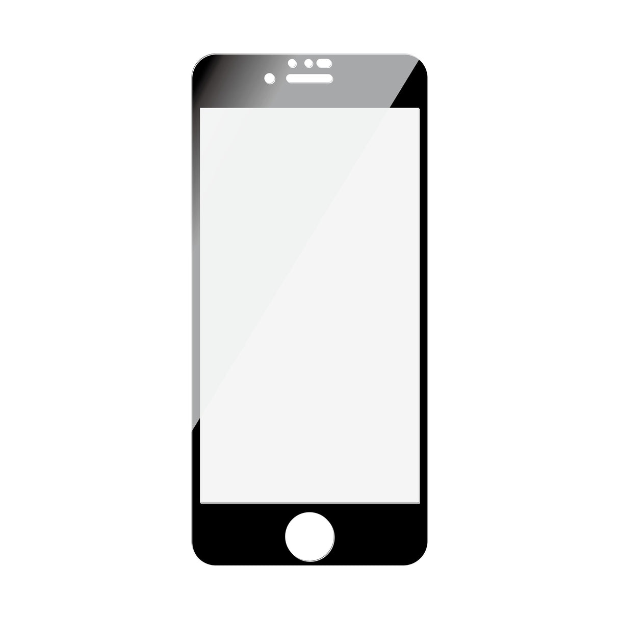 iPhone 8/7/6/6s/SE (2020/2022) - SAFE by PanzerGlass Edge-to-Edge Fit Skærmbeskyttelse - Gennemsigtig/Sort Kant