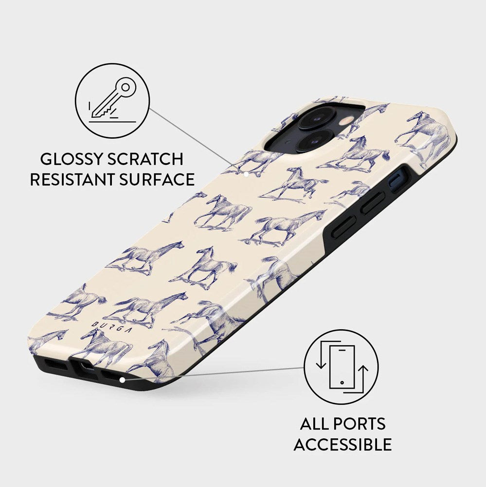 Burga iPhone 13 Tough Fashion Cover - Derby Race