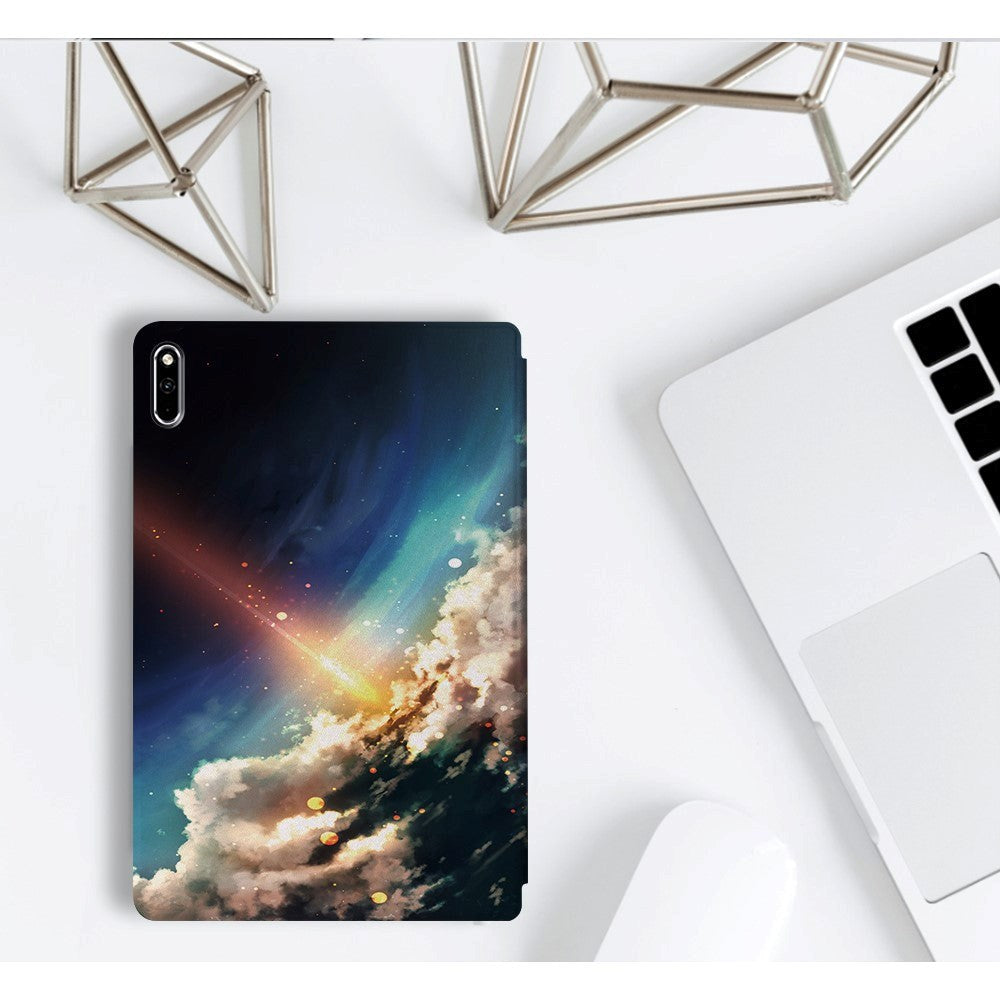 Huawei MatePad Pro 10.8 (2021/2019) Tri-Fold Flip Cover m. Ståfunktion - Stjerneskud