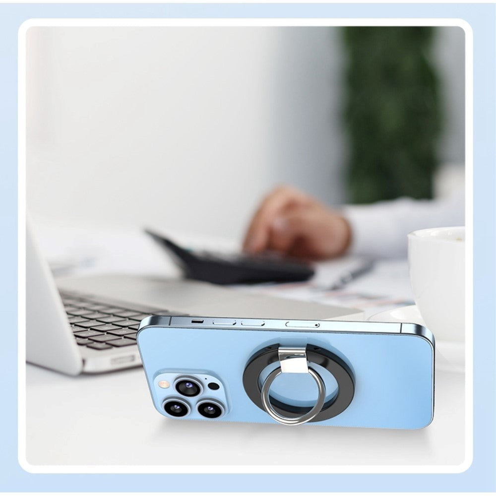 Magnetic Finger Ring Stand/Mount - MagSafe Kompatibel - Sort
