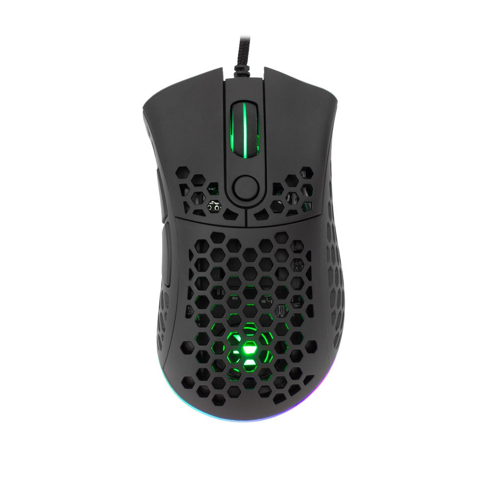 White Shark SHURIKEN 6D / 19000 DPI Gaming Mus - Sort