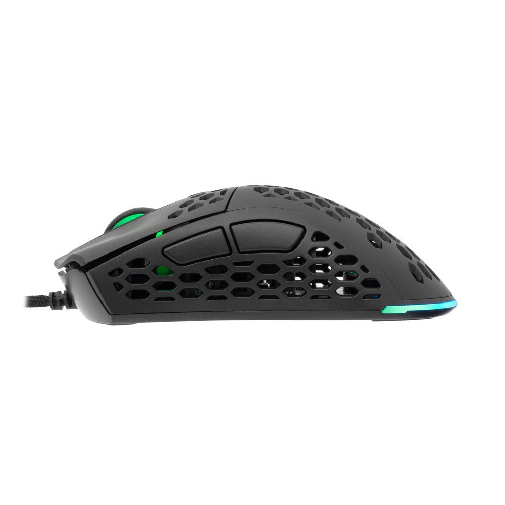White Shark SHURIKEN 6D / 19000 DPI Gaming Mus - Sort