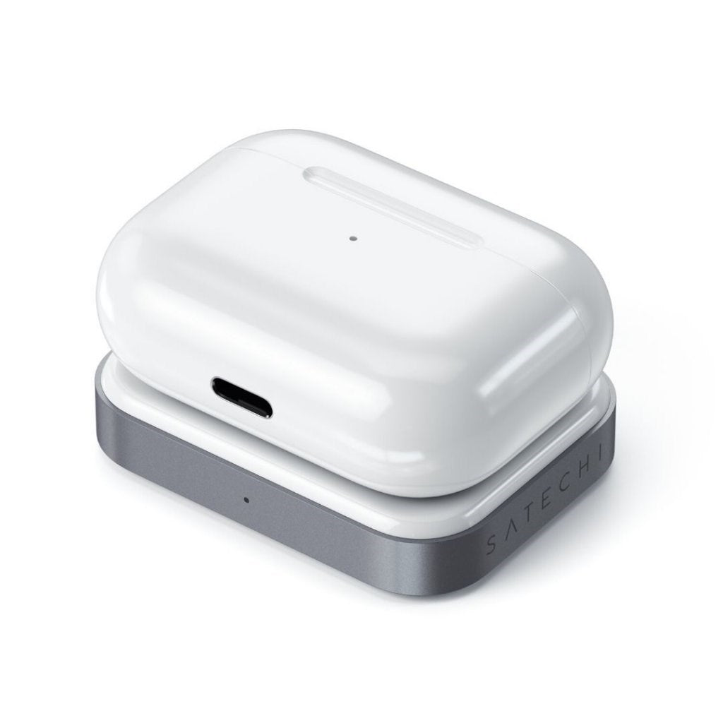 Satechi 5W Wireless Charging Dock Til Apple AirPods / AirPods Pro Oplader - Hvid