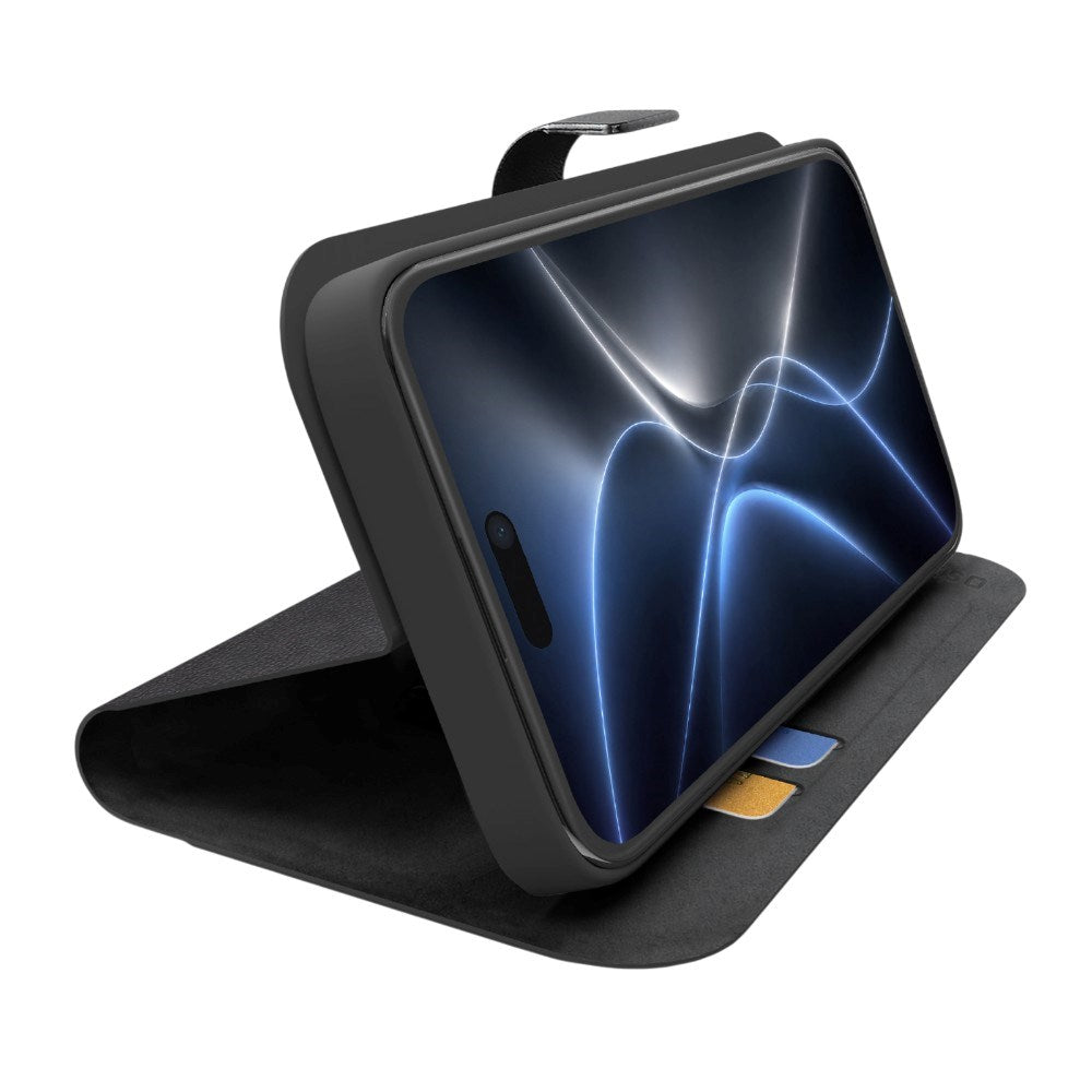 SBS iPhone 18 Pro Wallet Smart Flip Mobil Cover - Sort