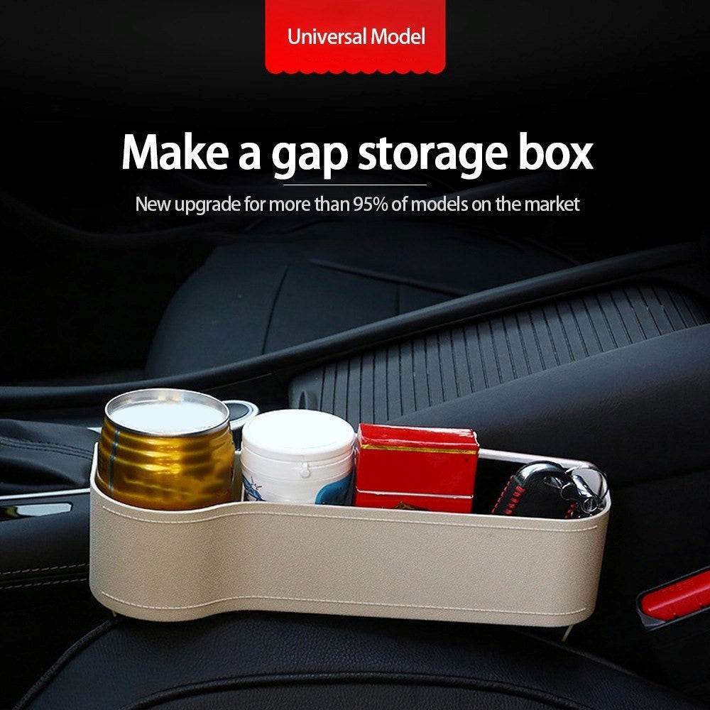 Opbevaringsboks Til Bilsæde 2 stk.- Sort