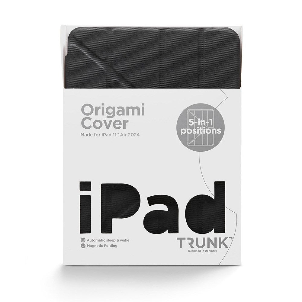 Trunk iPad Air 11" (2025 / 2024) Origami Case - Black