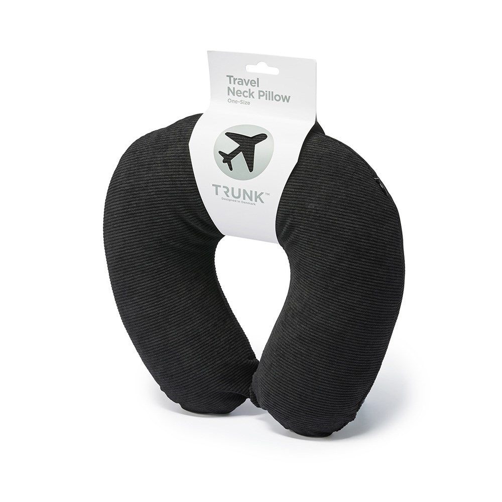 Trunk Travel Blød Nakkepude - Black