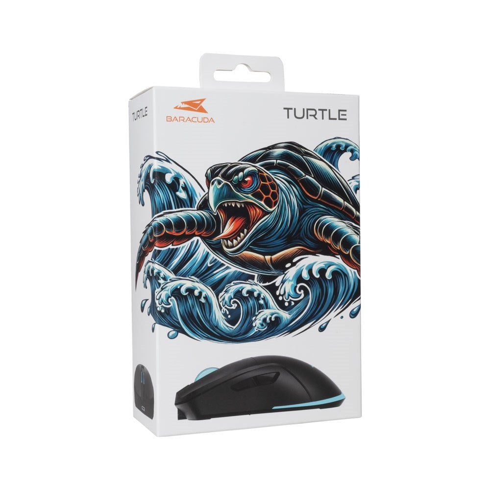 Baracuda TURTLE 6D / 3200 DPI Trådløs Gaming Mus - Sort