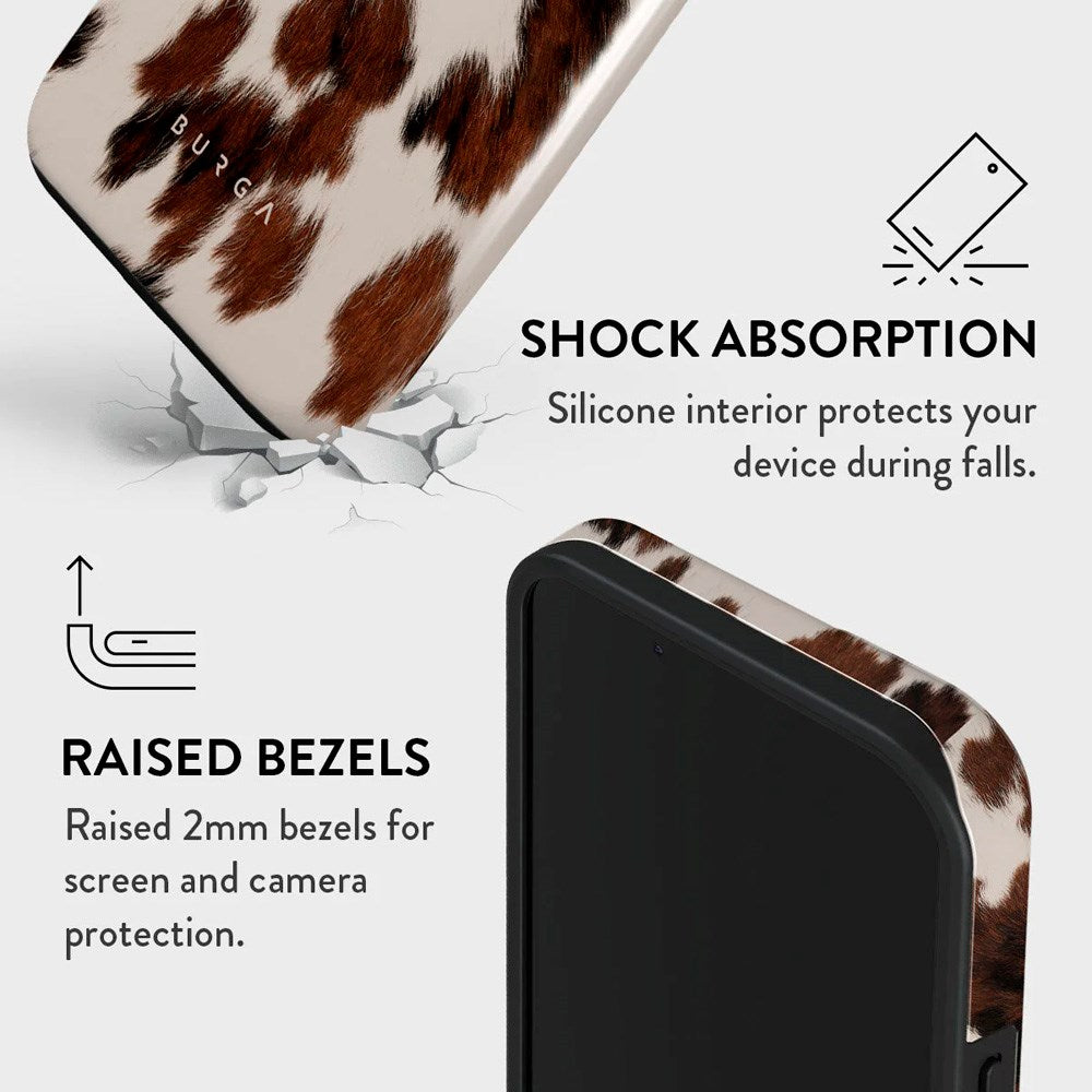 Burga iPhone 15 Tough Fashion Cover - MagSafe Kompatibel - Celestia