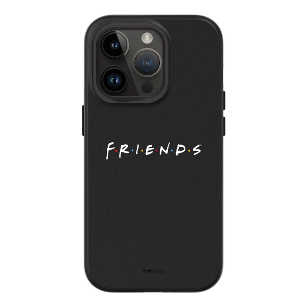 iPhone 14 Pro RhinoShield SolidSuit Håndværker Cover m. Friends - White Friends Logo