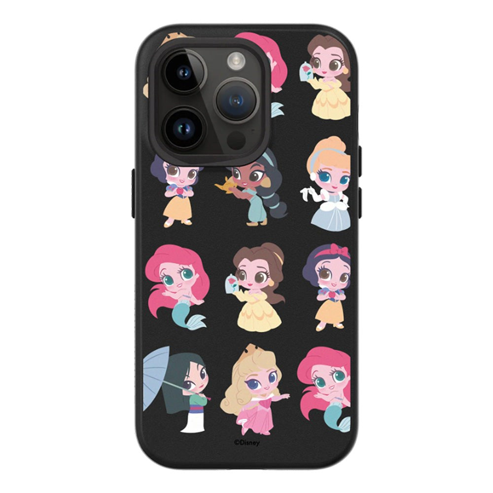 iPhone 14 Pro RhinoShield SolidSuit Håndværker Cover m. Disney Princess - Chibi Style