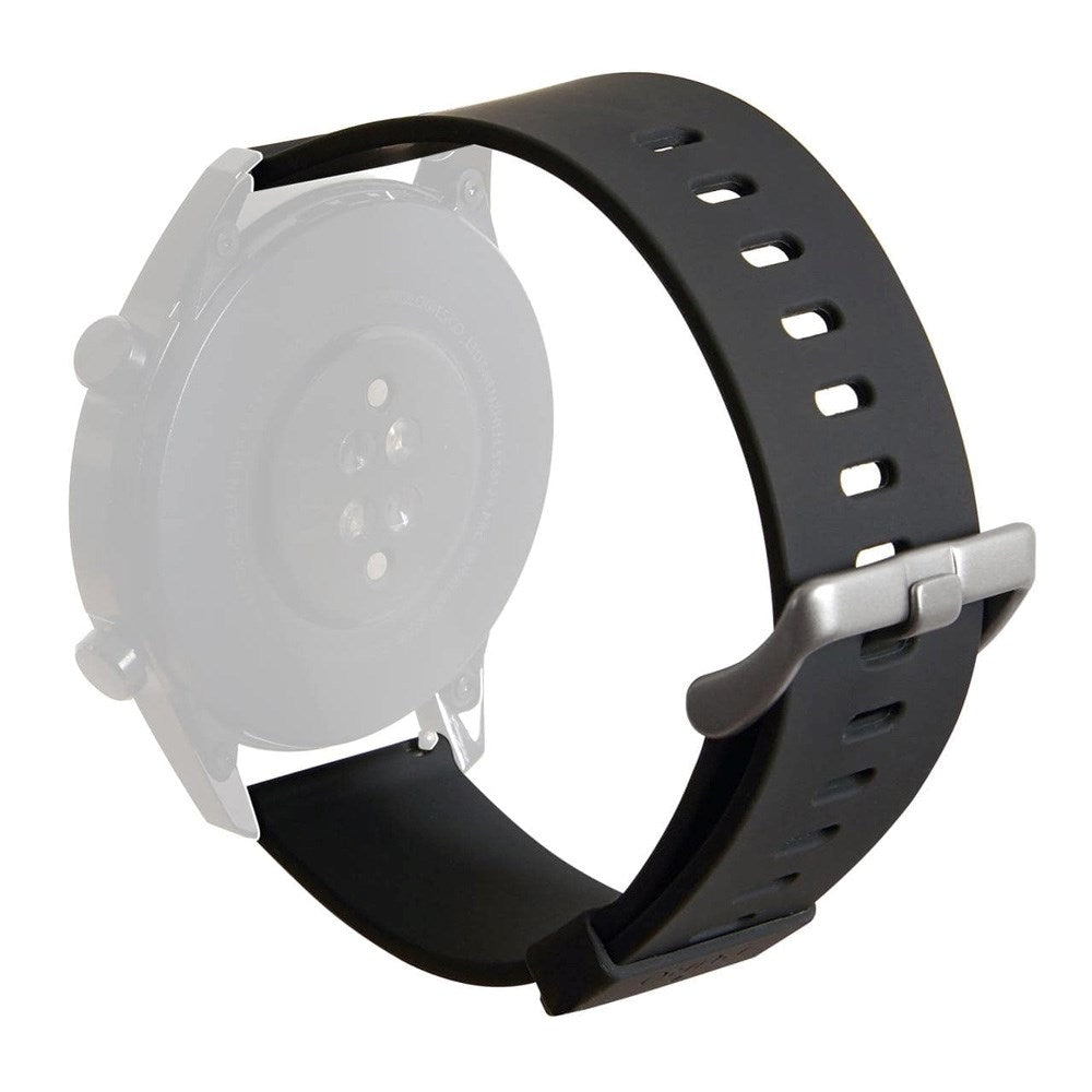 PURO Universal Silikone Rem (20mm) - Smartwatch - Sort