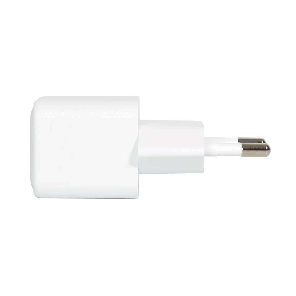 Deltaco Mini Vægoplader m. USB-C PD 20W - Hvid