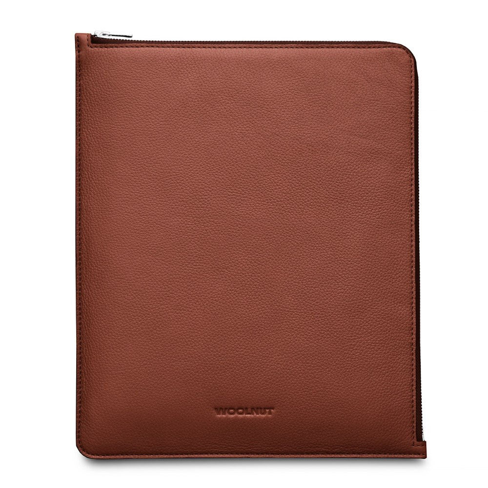 iPad / Tablet (26.5 x 32.5 cm) Woolnut Sleeve - Ægte Læder - Brun