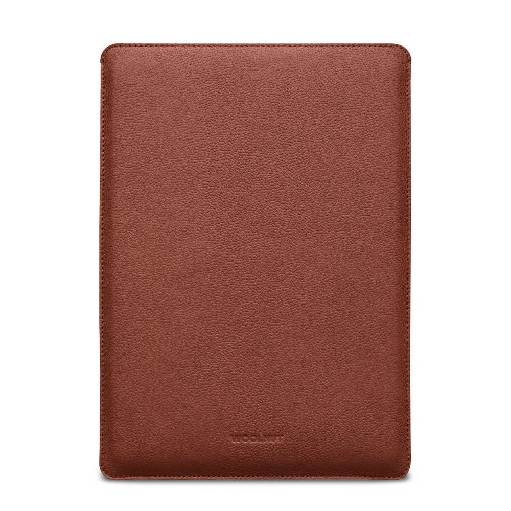 MacBook Pro 16" M4 / M3 / M2 / M1 (2024 - 2021) Woolnut Sleeve - 27.5 x 37.5 cm - Ægte Læder - Brun
