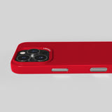 iPhone 16 Pro Nudient Thin Case Bagside Cover - MagSafe Kompatibel - Cherry Red Gloss