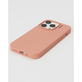 Nudient iPhone 14 Base Silicone Cover - Peach Orange