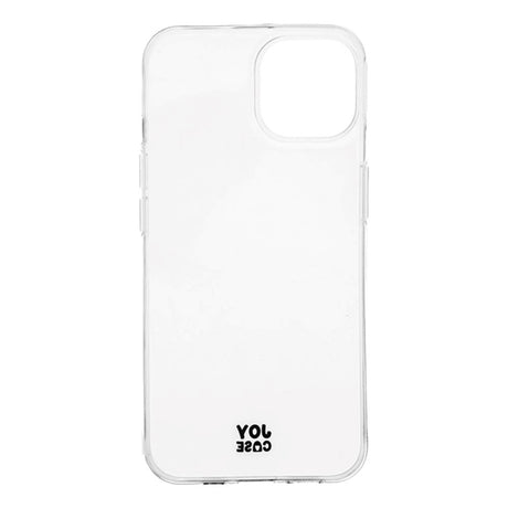 iPhone 14 / 13 Joy Case Fleksibelt Plastik Bagside Cover - Gennemsigtig