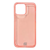 iPhone 14 Pro Max Joy Case Fleksibelt Plastik Bagside Cover - Gennemsigtig / Pink