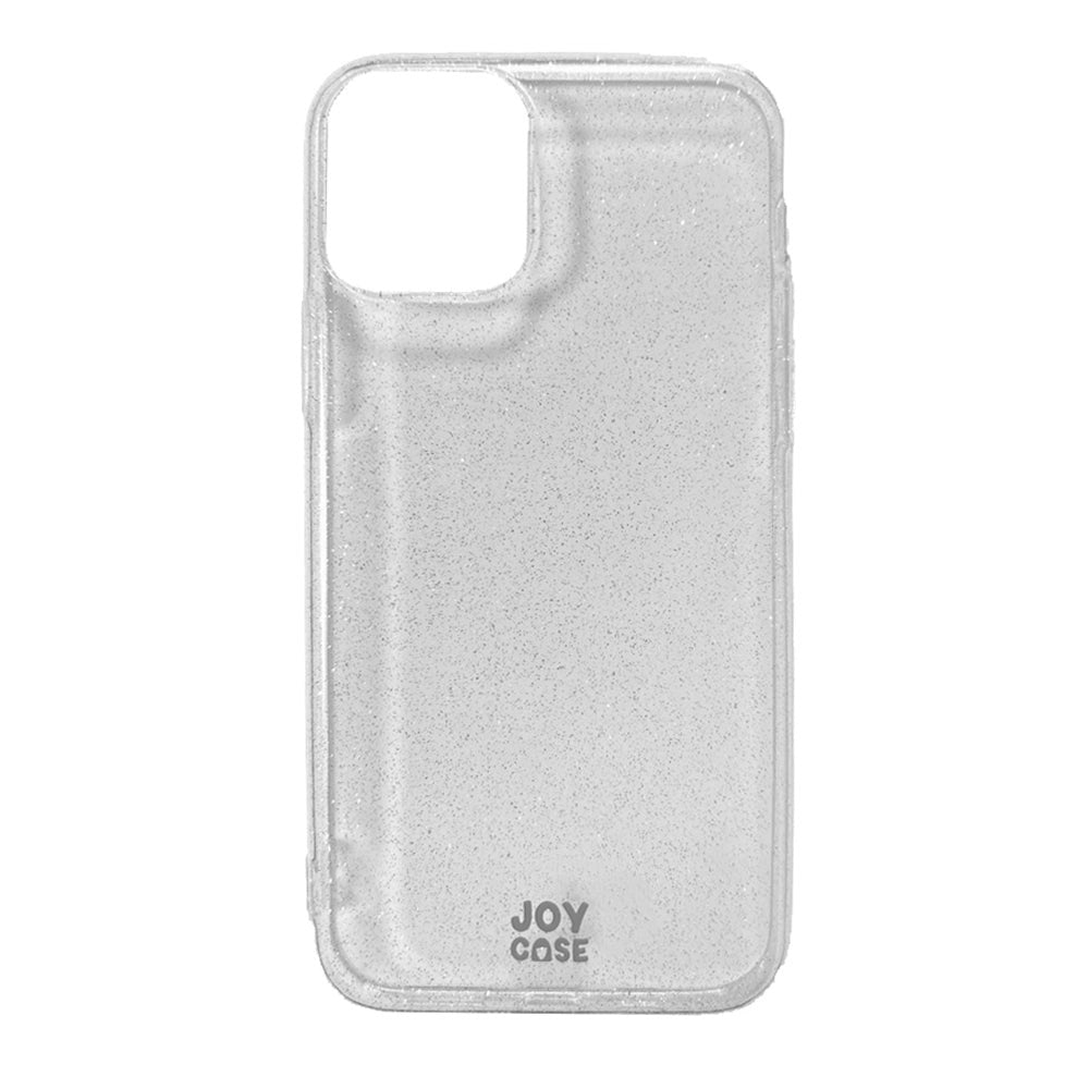 iPhone 11 Pro Joy Case Fleksibelt Plastik Bagside Cover m. Glimmer - Gennemsigtig / Sølv