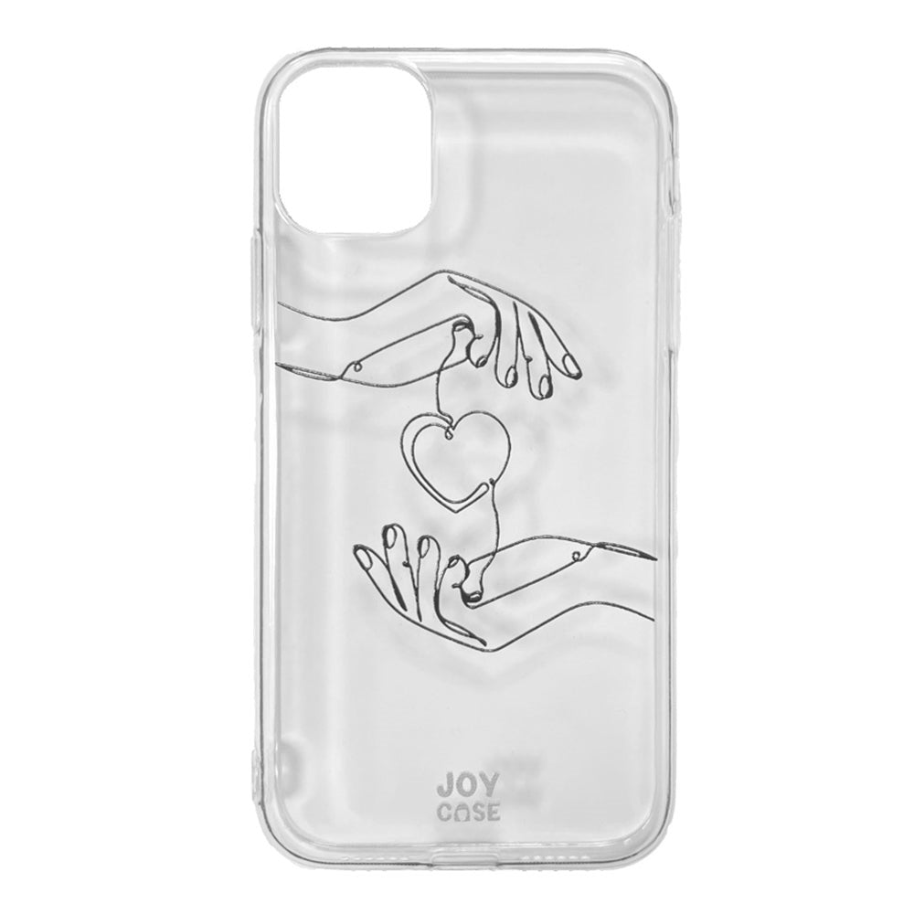 iPhone 11 Joy Case Fleksibelt Plastik Bagside Cover m. Print - Hjerte