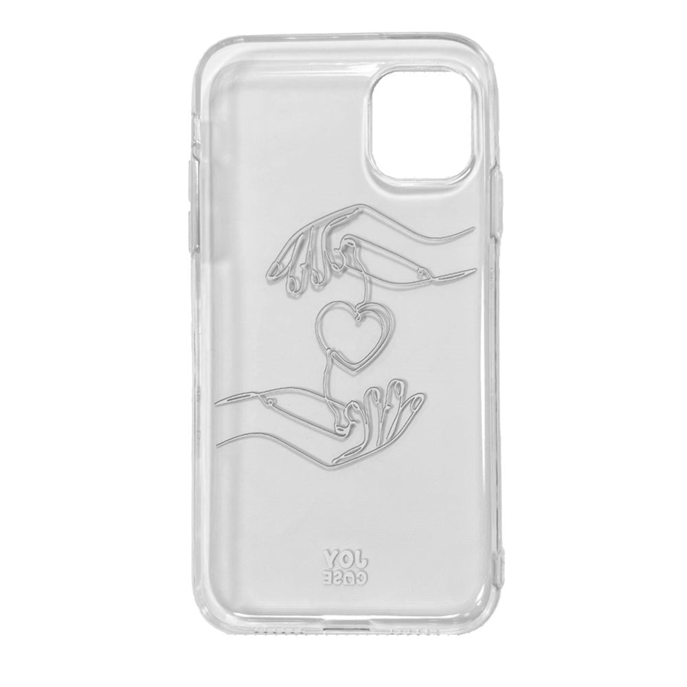 iPhone 11 Joy Case Fleksibelt Plastik Bagside Cover m. Print - Hjerte