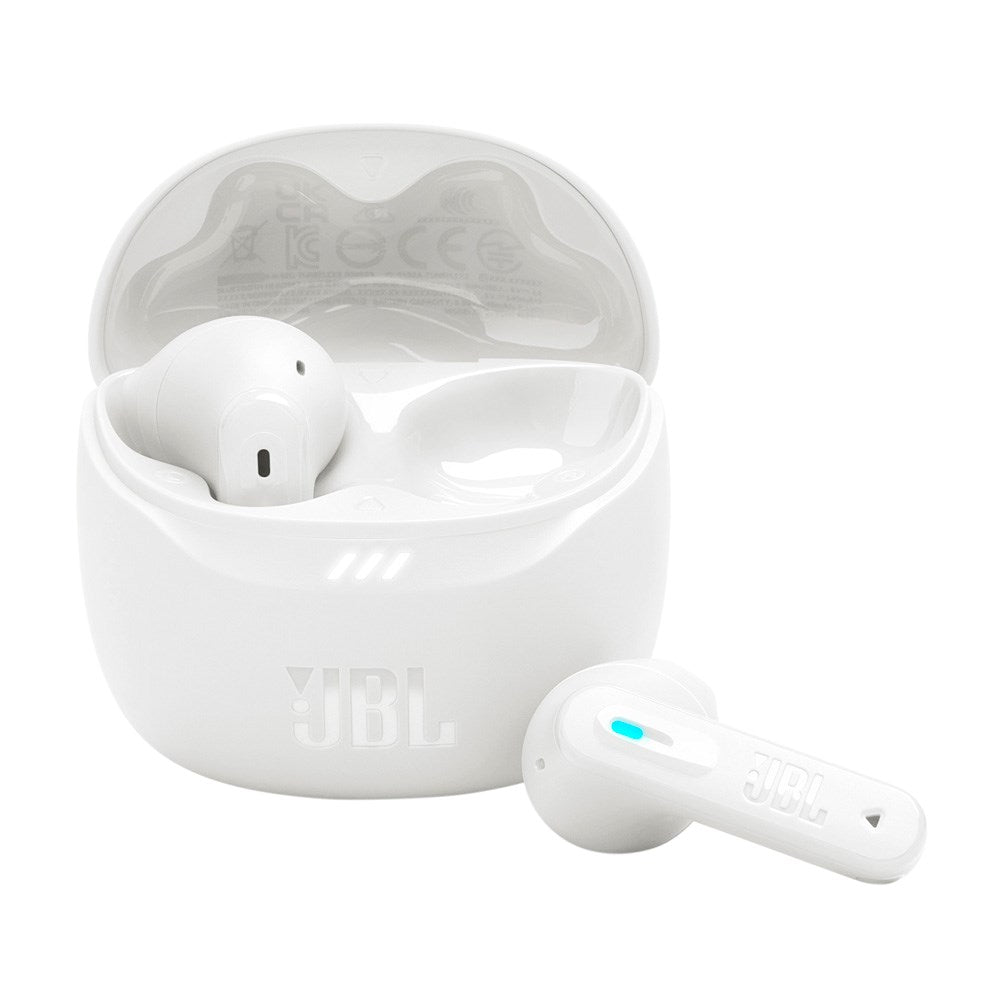 JBL TUNE FLEX 2 - True Wireless Høretelefoner In-Ear - Adaptiv Støjreduktion - Hvid