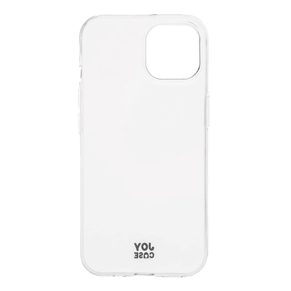 iPhone 15 Joy Case Fleksibelt Plastik Bagside Cover - Gennemsigtig