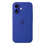 Original Apple iPhone 16 Silikone Bagside Cover - MagSafe Kompatibel - Ultramarine (MYY63ZM/A)