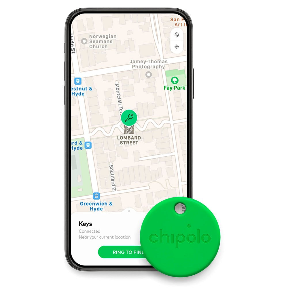 Chipolo ONE - Bluetooth GPS Tracker - Grøn