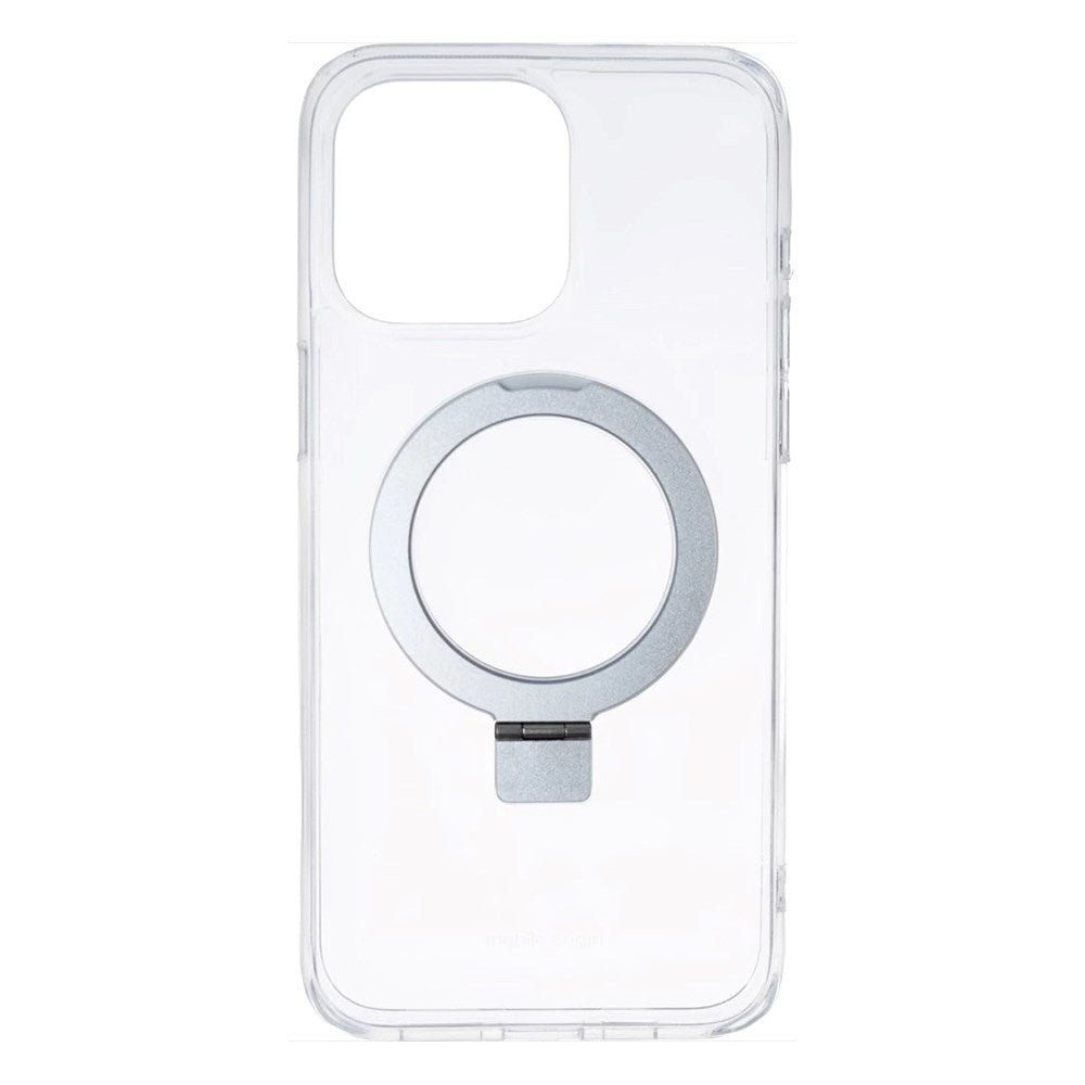 iPhone 15 Pro Max Mobile Origin RingMag Fleksibelt Plastik Bagside Cover - Gennemsigtig