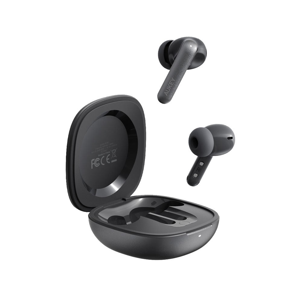 Aukey EP-B1 BEYOND ELITE True Wireless Høretelefoner m. Active Noise Cancellation - In-Ear - Grå