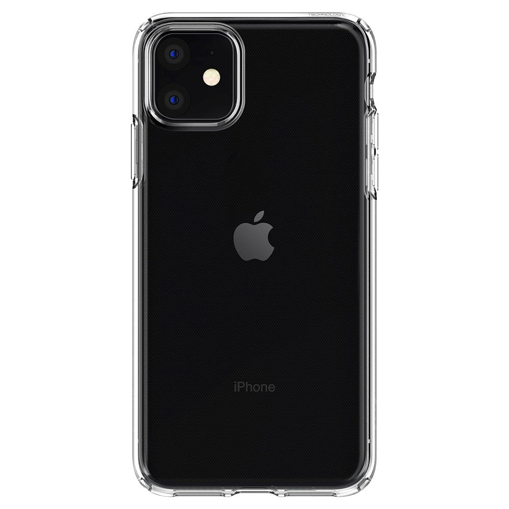 iPhone 11 Spigen Liquid Crystal Bagside Cover - Gennemsigtig