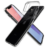 iPhone 11 Spigen Liquid Crystal Bagside Cover - Gennemsigtig