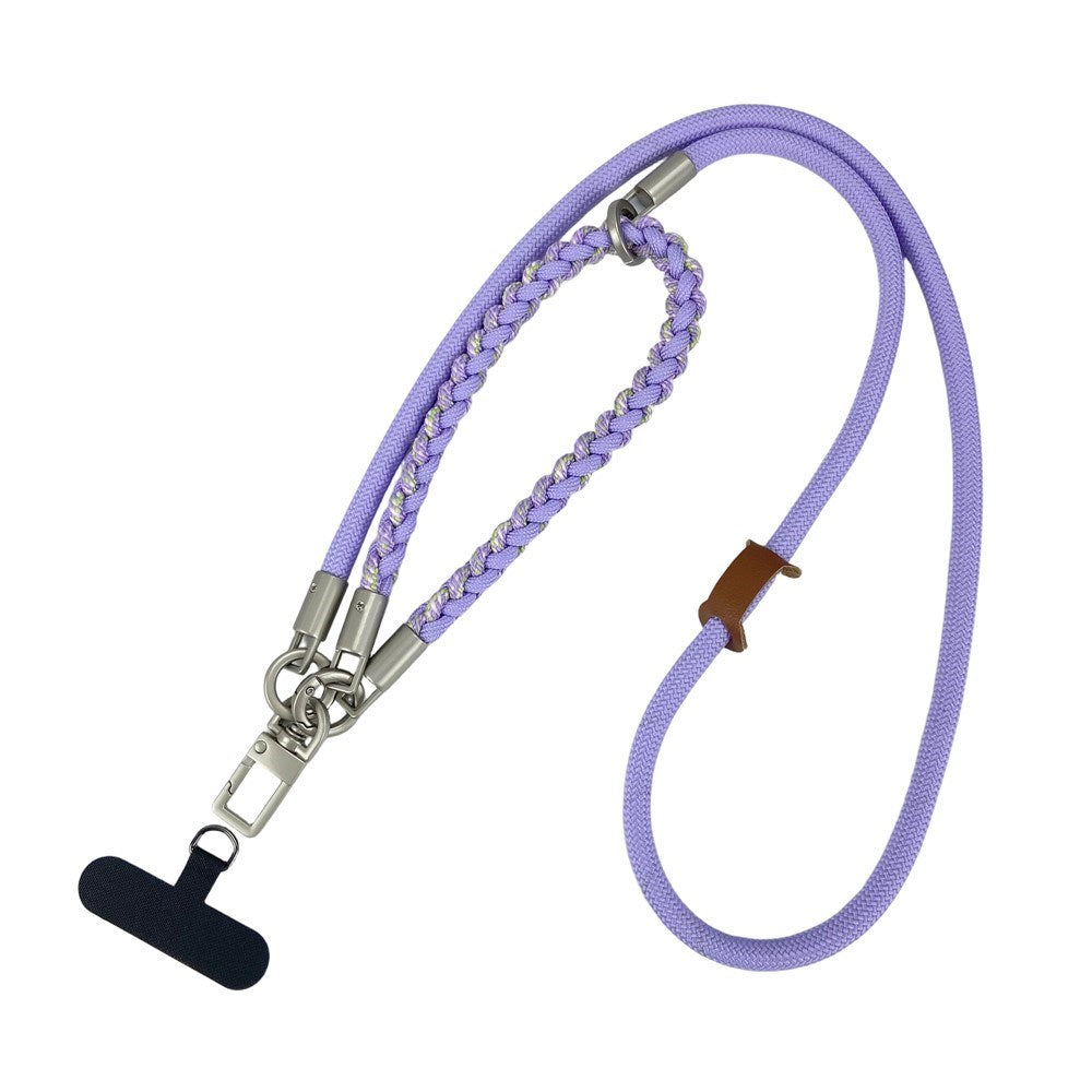 Flettet 3-i-1 Mobil Strop - 90cm / 30cm - Lilla